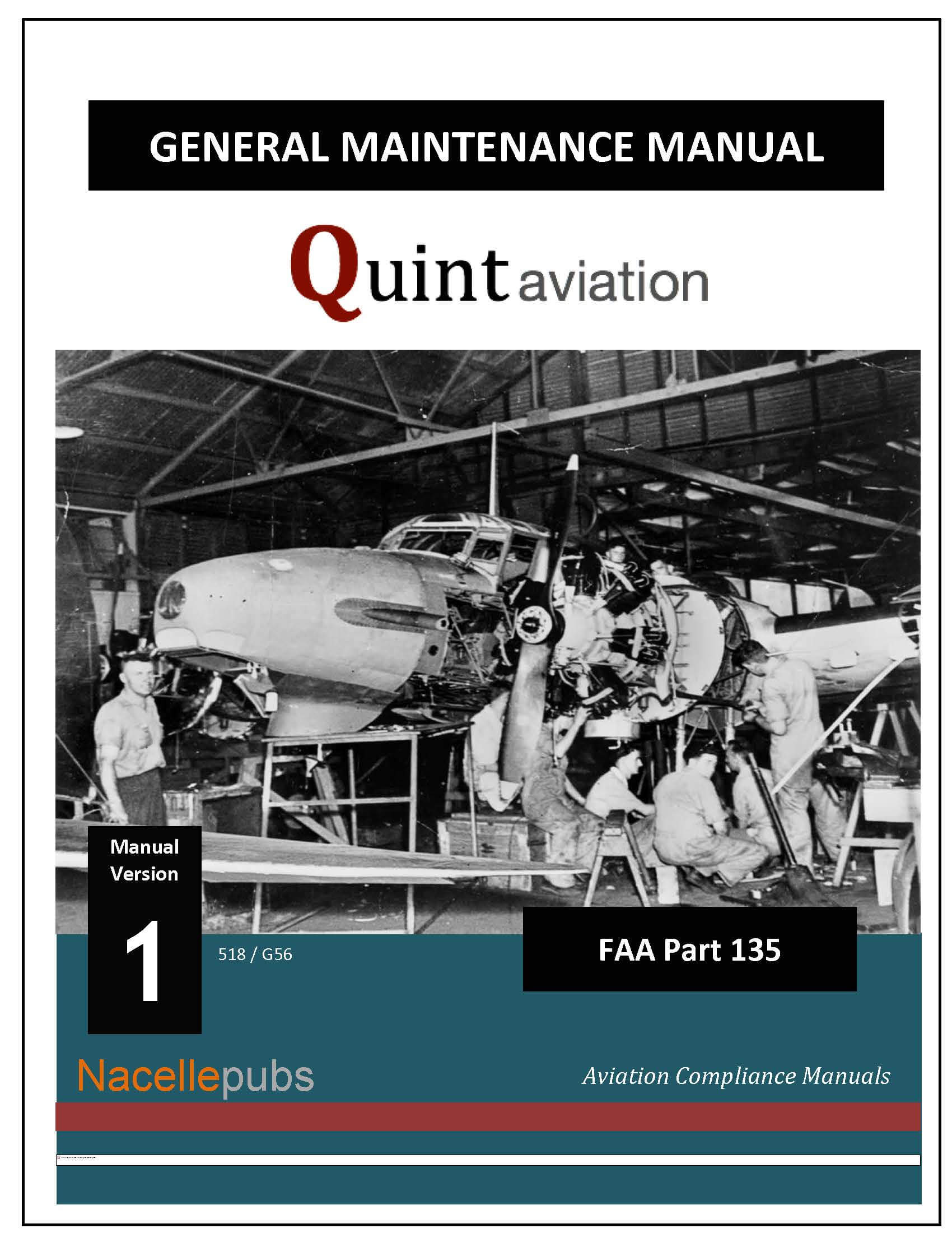 FAA Part 135 General Maintenance Manual (GMM)