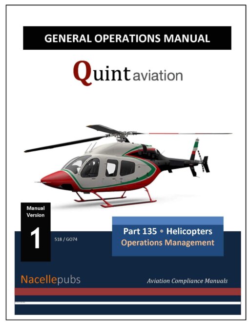 General Operations Manual - Helicopters