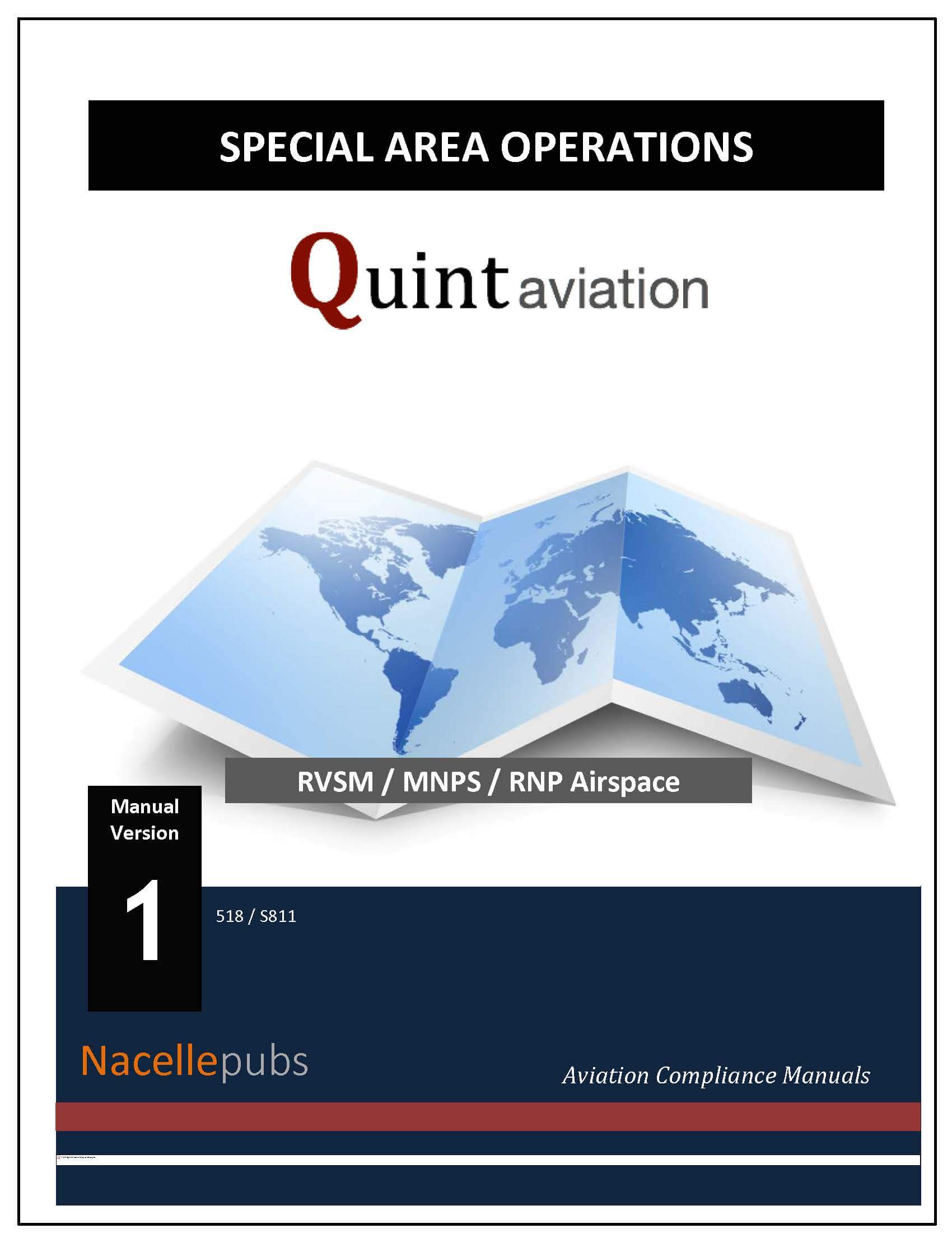 FAA Special Area Operations Manual (SAO) - RVSM, MNPS, WATRS, RNP