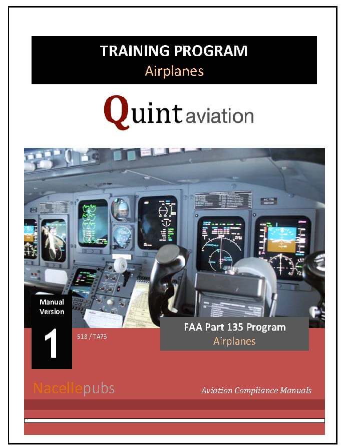 FAA Part 135 Training Program (Airplanes)